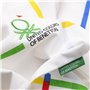 Jeu de draps Benetton Rainbow Lit 1 persone 3 Pièces