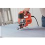 Scie sauteuse pendulaire filaire - BLACK & DECKER - BES610KA5-QS - 650 W + 5 Lames