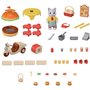 Jeu de Restauration - SYLVANIAN FAMILIES - Stand de Hamburgers - Papa Chat Latté et Scooter
