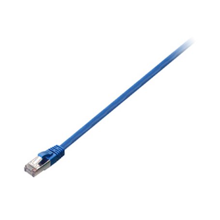 V7 Câble réseau blindé CAT6 STP 10M Bleu