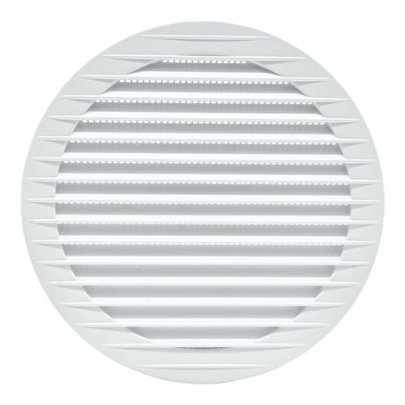 Grille de ventilation EDM 87721 Blanc Ø 15 cm