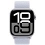 Apple Watch Series 10 GPS - 42mm - Boîtier Silver Aluminium - Bracelet Blue Cloud Sport Loop