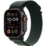 Apple Watch Ultra 2 GPS + Cellular - 49mm - Boîtier Black Titanium - Bracelet Dark Green Alpine Loop - Small