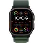 Apple Watch Ultra 2 GPS + Cellular - 49mm - Boîtier Black Titanium - Bracelet Dark Green Alpine Loop - Small