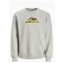 Sweat sans capuche homme Jack & Jones SWEAT CREW NECK 12262094 Gris