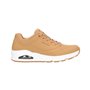 Chaussures de Sport pour Homme Skechers UNO STAND 52458 TAN Marron