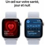 Montre intelligente Apple Watch Series 10 Bleu Argenté