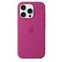 APPLE iPhone 16 Pro - Coque en silicone avec MagSafe - Fuchsia