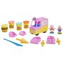 Play-Doh Peppa et le camion de glaces, figurines Peppa et George, 5 pots de pâte a modeler atoxique, des 3 ans