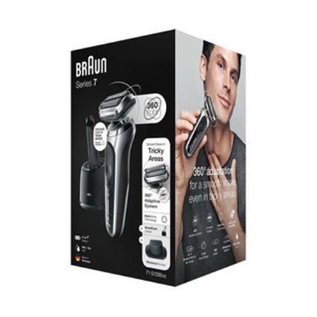 Braun Series 7 71-S7200c Rasoir à grille Tondeuse Noir