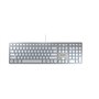 CHERRY KC 6000 Slim clavier USB Anglais américain Argent
