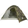 vidaXL Tente de camping à dôme 3 personnes camouflage imperméable