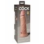 Gode réaliste Pipedream - King Cock Silicone Naturel