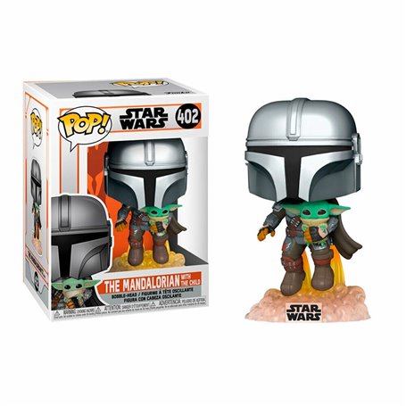 Figurine daction Funko POP! THE MANDALORIAN & BABY YODA