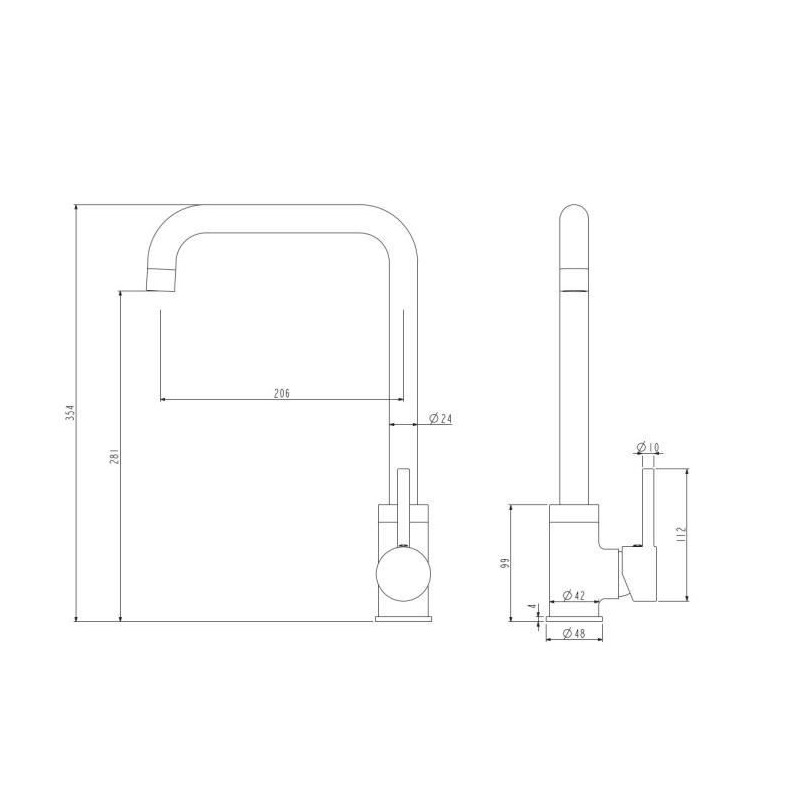 Image secondaire de Mitigeur Rousseau 4060480 Acier inoxydable Laiton