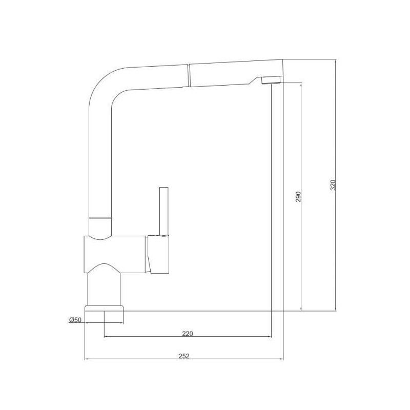 Image secondaire de Mitigeur Rousseau 4060541 Acier inoxydable Laiton