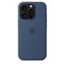 APPLE iPhone 16 Pro - Coque en silicone avec MagSafe - Denim