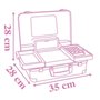 Smoby - Disney Princesse - Valise beauté  facile a transporter - 13 accessoires inclus : coiffure, onglerie, maquillage