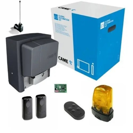 CAME U2313 Kit automatisme pour portail coulissant moteur BX708AGS 800Kg 230V (ex BX-78) automatisme avec télécommande -