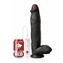 Vibromasseur réaliste Captain Red Noir 31 cm