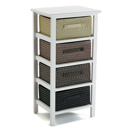 Caisson à Tiroirs Versa Bath Bois (28 x 73 x 37 cm) (28 x 73 x 37 cm)