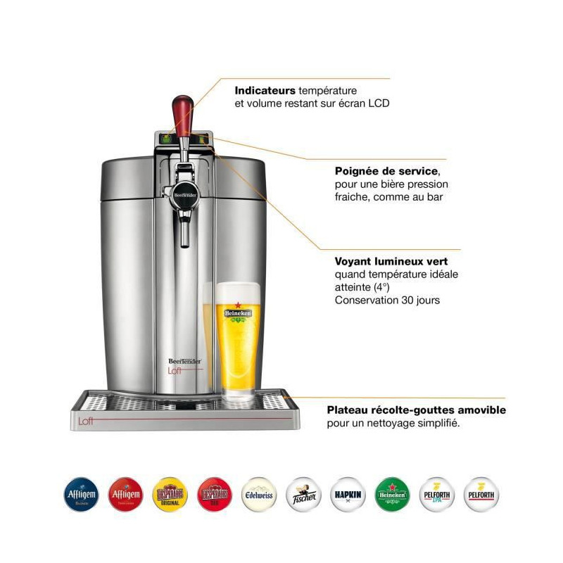 Image secondaire de Krups VB700E00 Kegerator 5 L Distributeur de bière pression