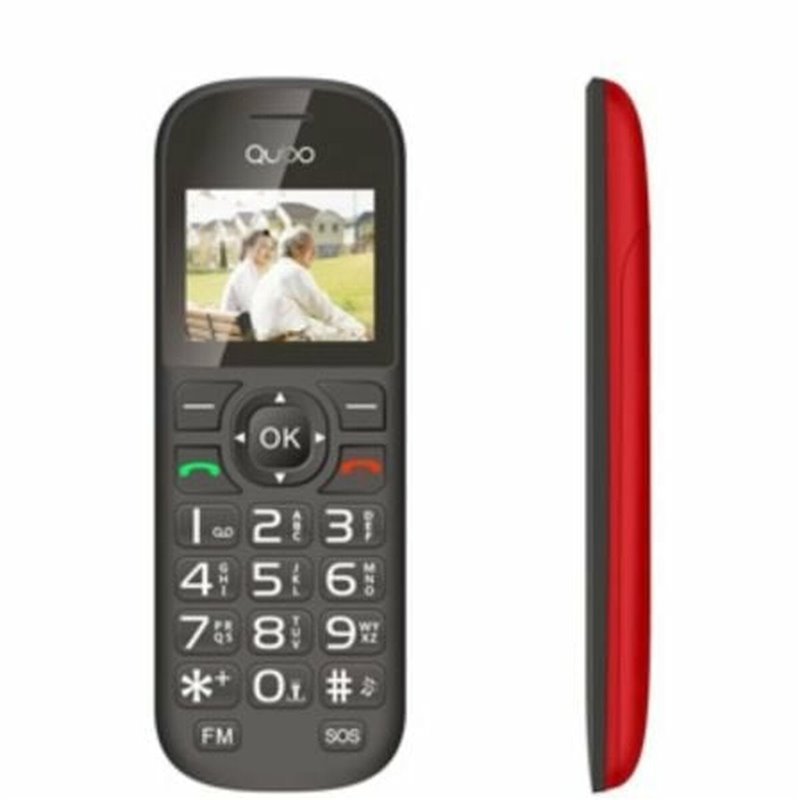 Téléphone portable pour personnes âgées Qubo D-1803RD 1,75