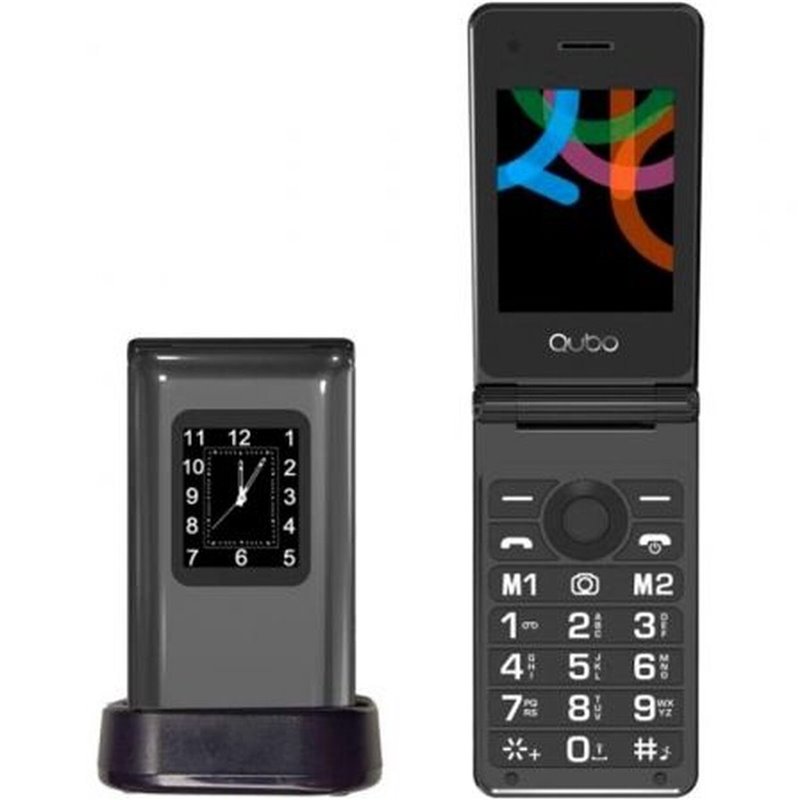 Téléphone portable pour personnes âgées Qubo X-28BKC 2,8