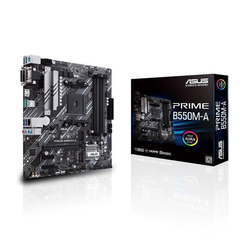 Asus PRIME B550M-A AMD B550 Emplacement AM4 micro ATX