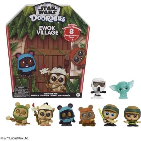 Figurines a collectionner - STAR WARS - Coffret Collector Ewok - 8 figurines exclusives