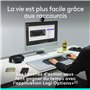 Clavier - Sans fil - Logitech - Pop Icon Keys -  AZERTY - Graphite