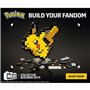 MEGA-Pokémon-Pikachu-Coffret de construction rétro 400 pieces - MEGA Pokémon - HTH74