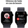 Apple Watch Series 10 GPS + Cellular - 42mm - Boîtier Jet Black Aluminium - Bracelet Ink Sport Loop