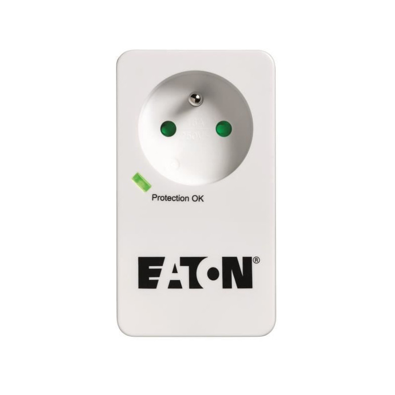 Eaton PB1TF protection surtension Noir, Blanc 1 sortie(s) CA 220 - 250 V