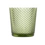 Set de Verres DKD Home Decor Vert Verre Avec relief 240 ml (6 Unités)
