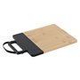 Planche à découper Home ESPRIT Noir Naturel Polyuréthane Bambou 35