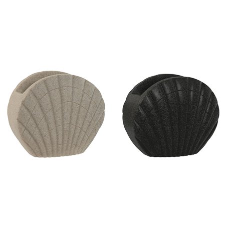 Verre Home ESPRIT Gris Crème Résine 12 X 6 X 10