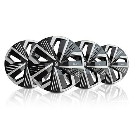 Enjoliveur Goodyear Nagoya Noir/Argenté 15" 4 Unités