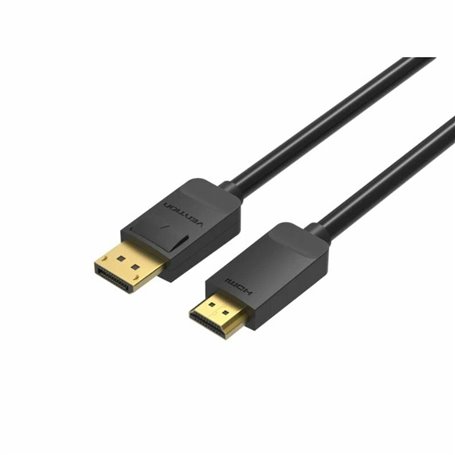 Vention HADBH câble vidéo et adaptateur 2 m DisplayPort HDMI Noir