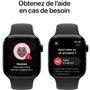Apple Watch Series 10 GPS + Cellular - 42mm - Boîtier Jet Black Aluminium - Bracelet Black Sport Band - S/M