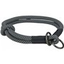 Collier d'entraînement pour chiens Trixie Soft Rope Noir Gris XS/S 30 cm