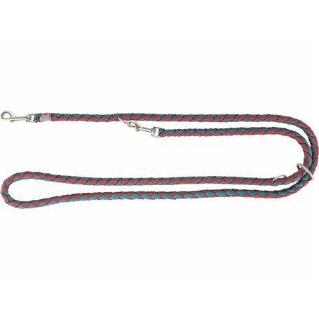 Laisse réglable pour chien Trixie Bleu Rouge S/M 2 m