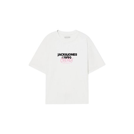 T-shirt à manches courtes homme Jack & Jones JORBUSHWICK TEE SS CREW NECK FST 12263939 Blanc