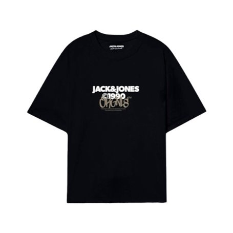 T-shirt à manches courtes homme Jack & Jones JORBUSHWICK TEE SS CREW NECK FST 12263939 Noir