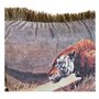 Coussin DKD Home Decor 8424001718016 Animal Polyester Aluminium Colonial (2 Unités)
