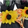 Décoration d'Halloween DKD Home Decor Organza Polyester Citrouille (50 x 92 cm) (2 pcs)