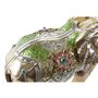 Figurine Décorative DKD Home Decor Eléphant Doré Résine Multicouleur (45,5 x 20 x 35 cm) (2 Unités)