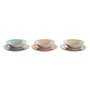 Service de Vaisselle Home ESPRIT Bleu Vert Multicouleur Rose Ambre Grès 26