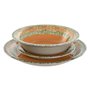 Assiettes Home ESPRIT Orange Grès 27 x 27 x 2 cm 18 Pièces