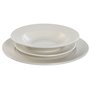 Assiettes Home ESPRIT Blanc Porcelaine Rayures 27 x 27 x 2 cm 18 Pièces